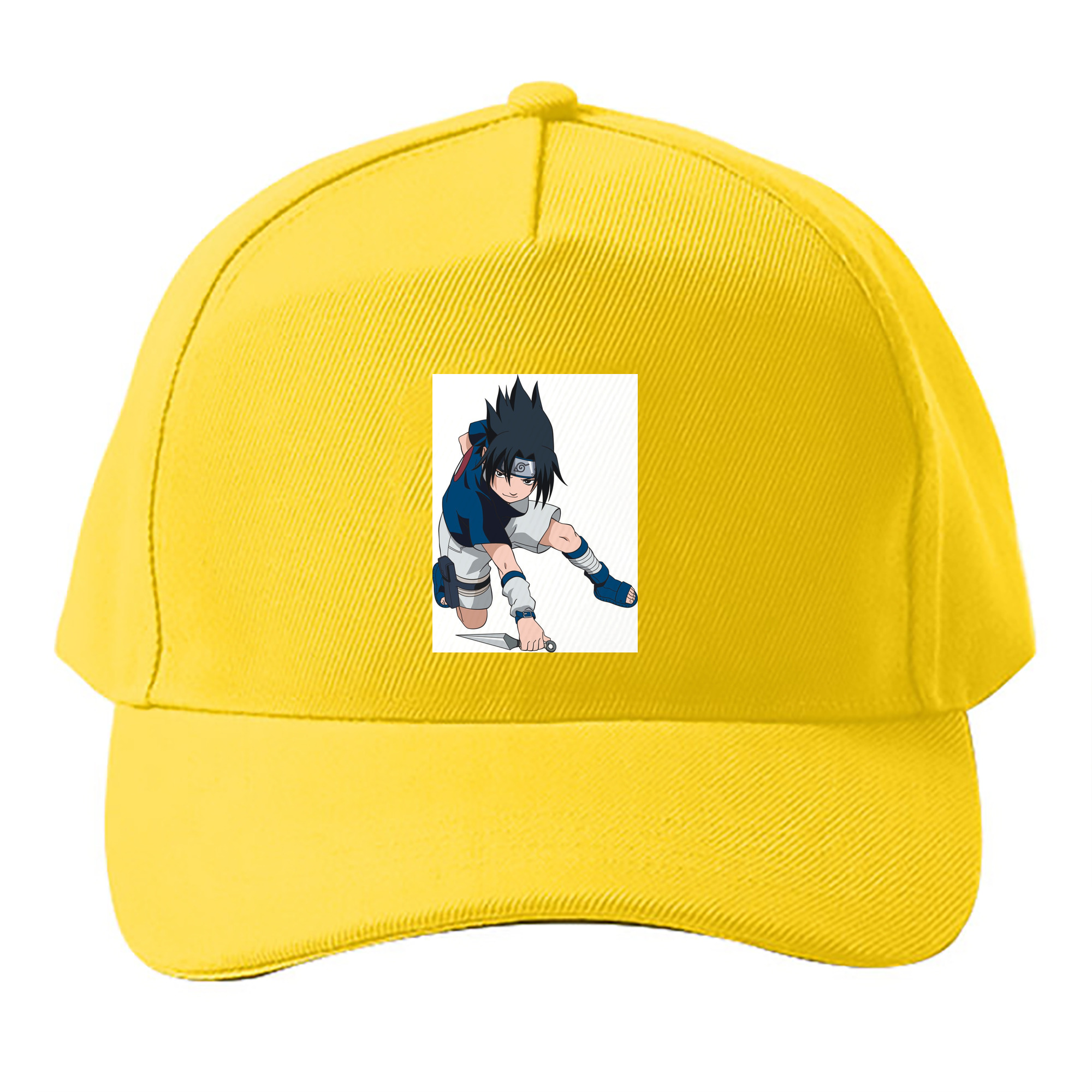 （画像用） NARUTO -ナルト- うちは サスケ Uchiha Sasuke ベースボールキャップ 綿100％ 男女兼用 帽子 スポーツ